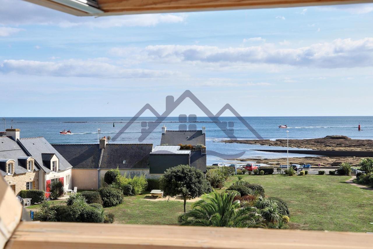 Au Guilvinec Seaside Retreat: Ocean Views, Pool & Garden Oasis Apartment Exterior photo