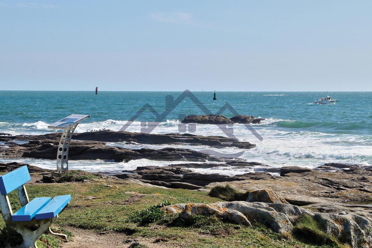 Au Guilvinec Seaside Retreat: Ocean Views, Pool & Garden Oasis Apartment Exterior photo